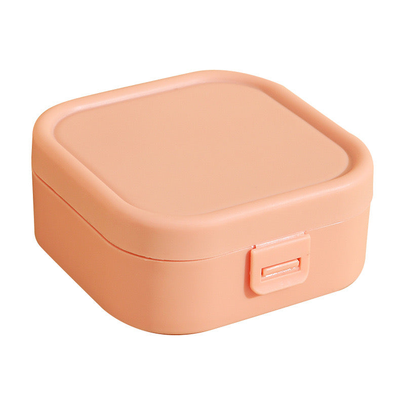 PP-PPR Multi-compartment Jewelry Storage Box 9*9*3.8cm