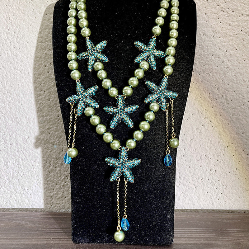 starfish pearl set