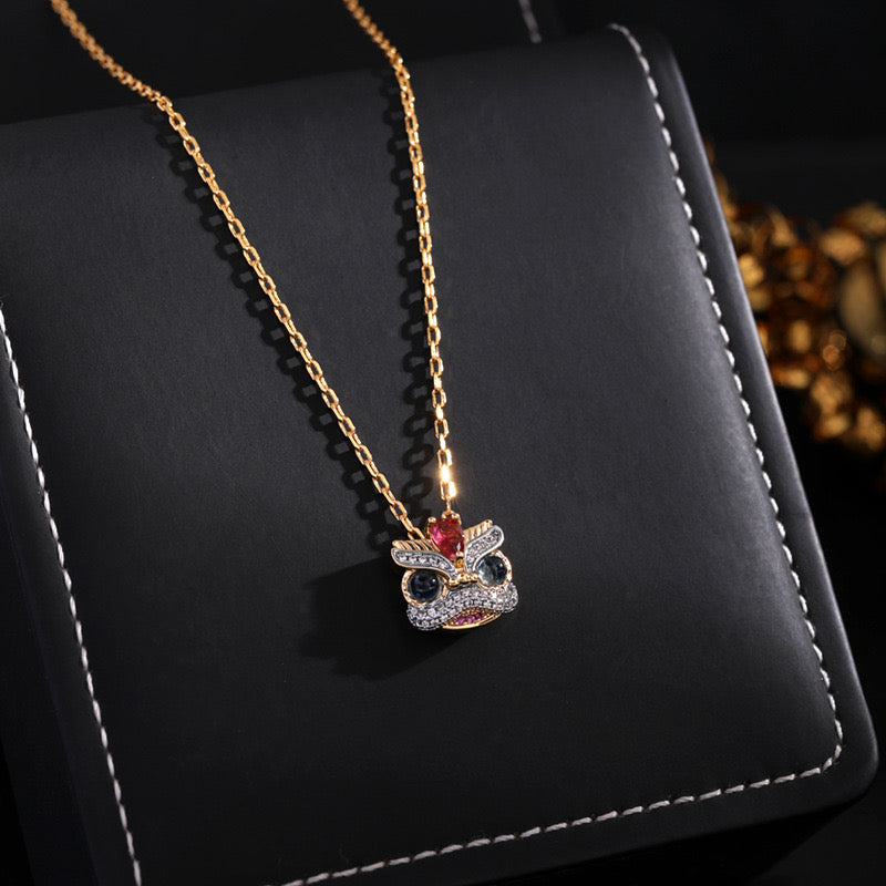 Fashion Designer Lion Dance Jewelry Collection: necklace, bracelet, earrings